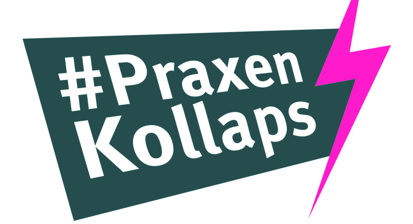 PraxenKollaps Aktionslabel