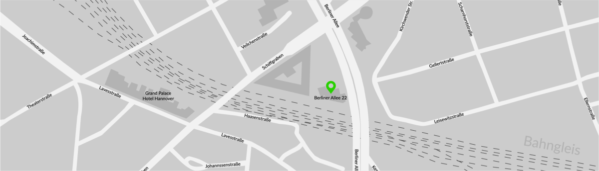 Hauptgeschäftsstelle, Karte Hauptgeschäftsstelle, Karte